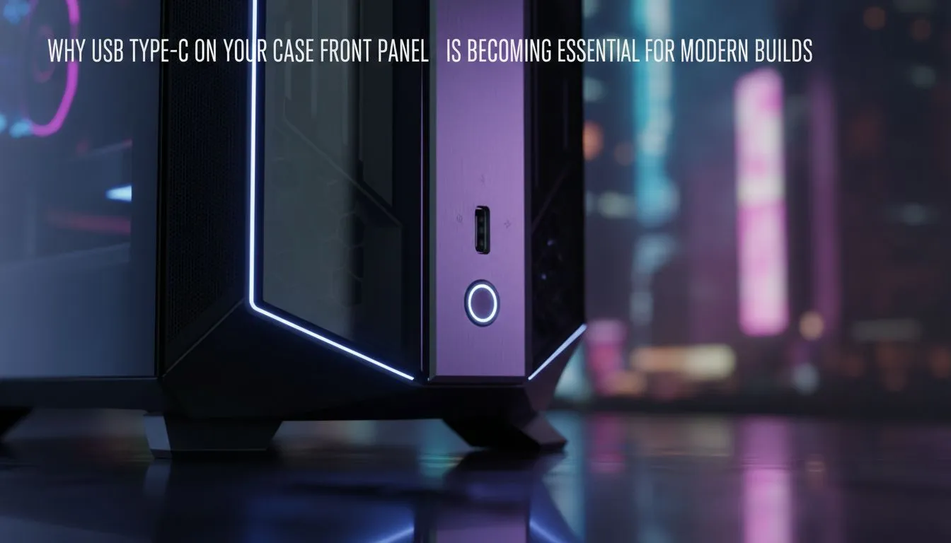 Why USB-C Front Panels Matter