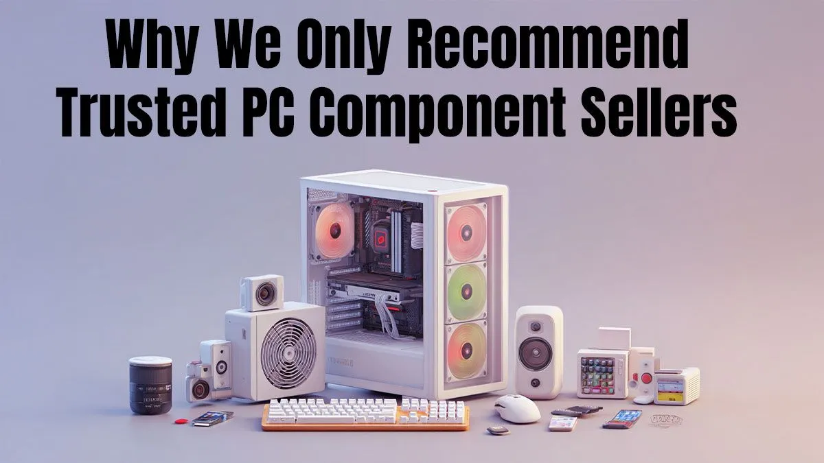 Trusted PC Component Sellers - Why We Recommend Them