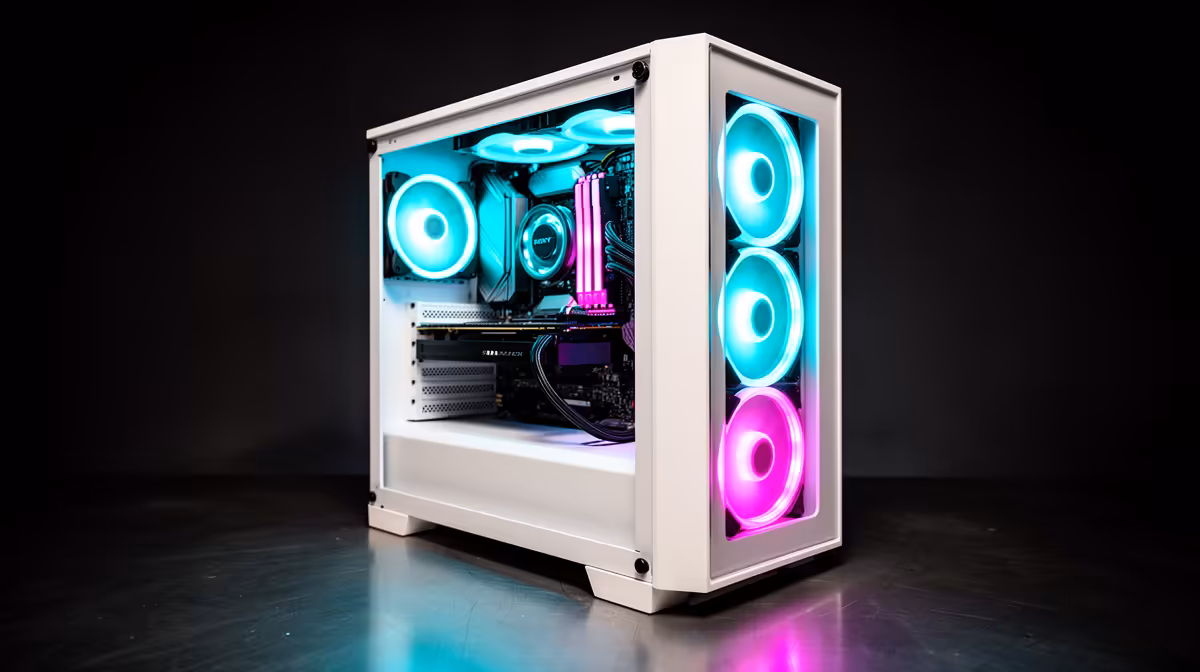 White PC build style for SA setups