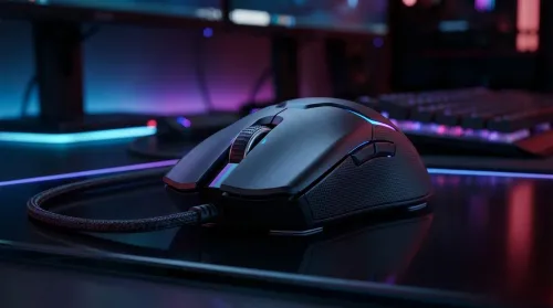 Wired Gaming Mouse for Low-Latency Esports
