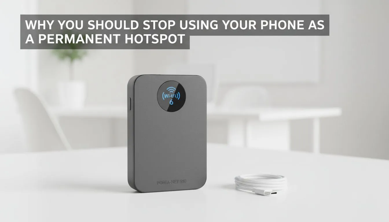 Stop Using Phone as Permanent Hotspot