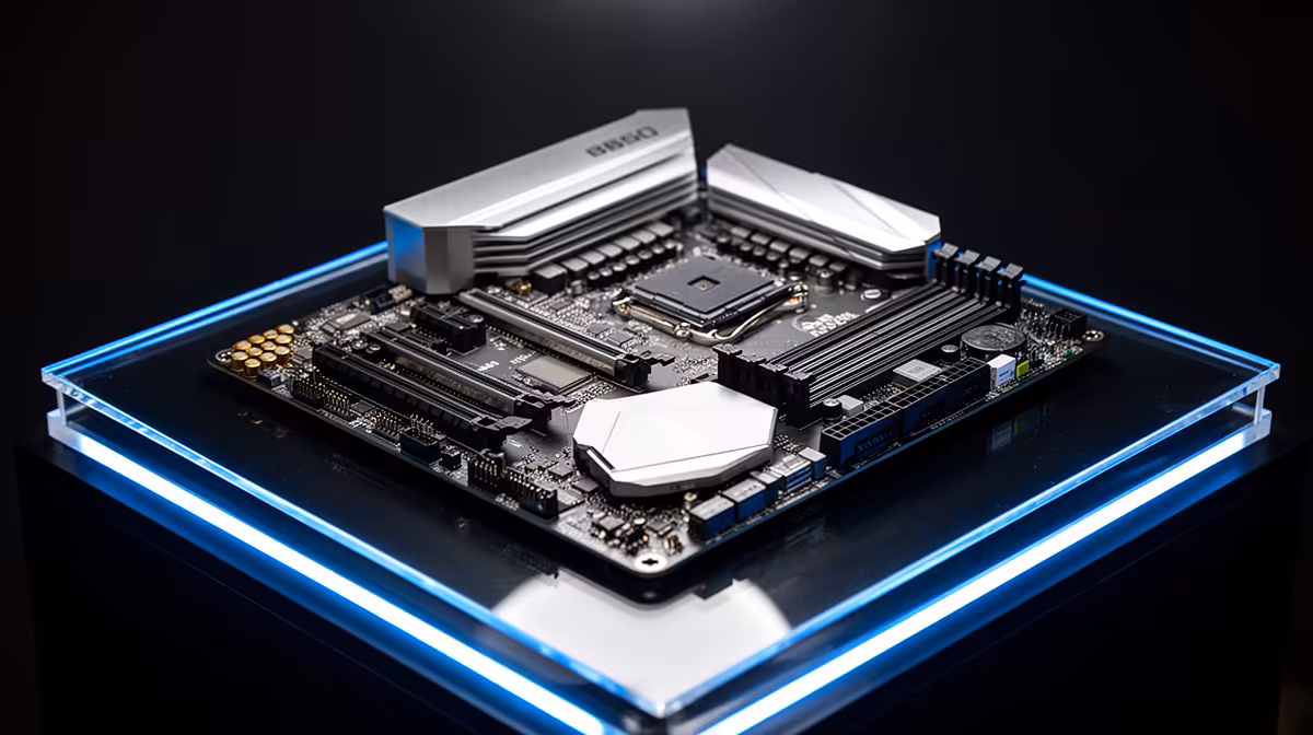 B850 Motherboard running hot checks