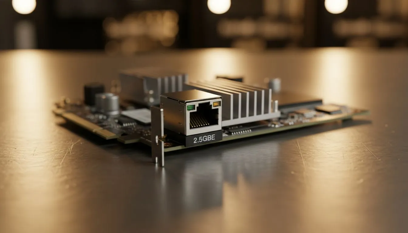 Upgrade with 2.5GbE Network Ports