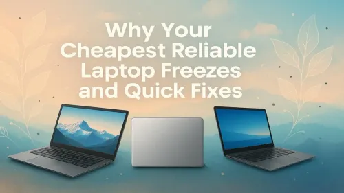 Cheap Laptop Freezes? Here's Why and How to Fix It Fast