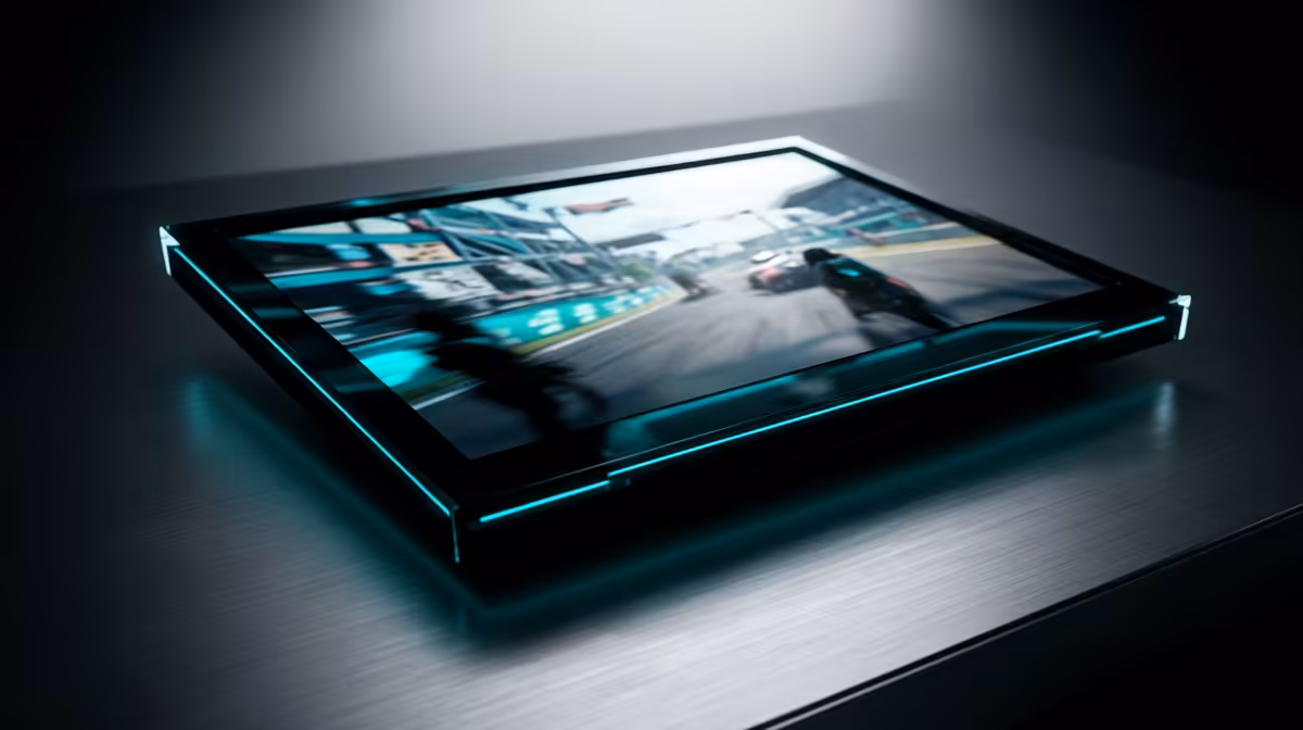 27-inch Monitor Handle Racing Simulation in SA