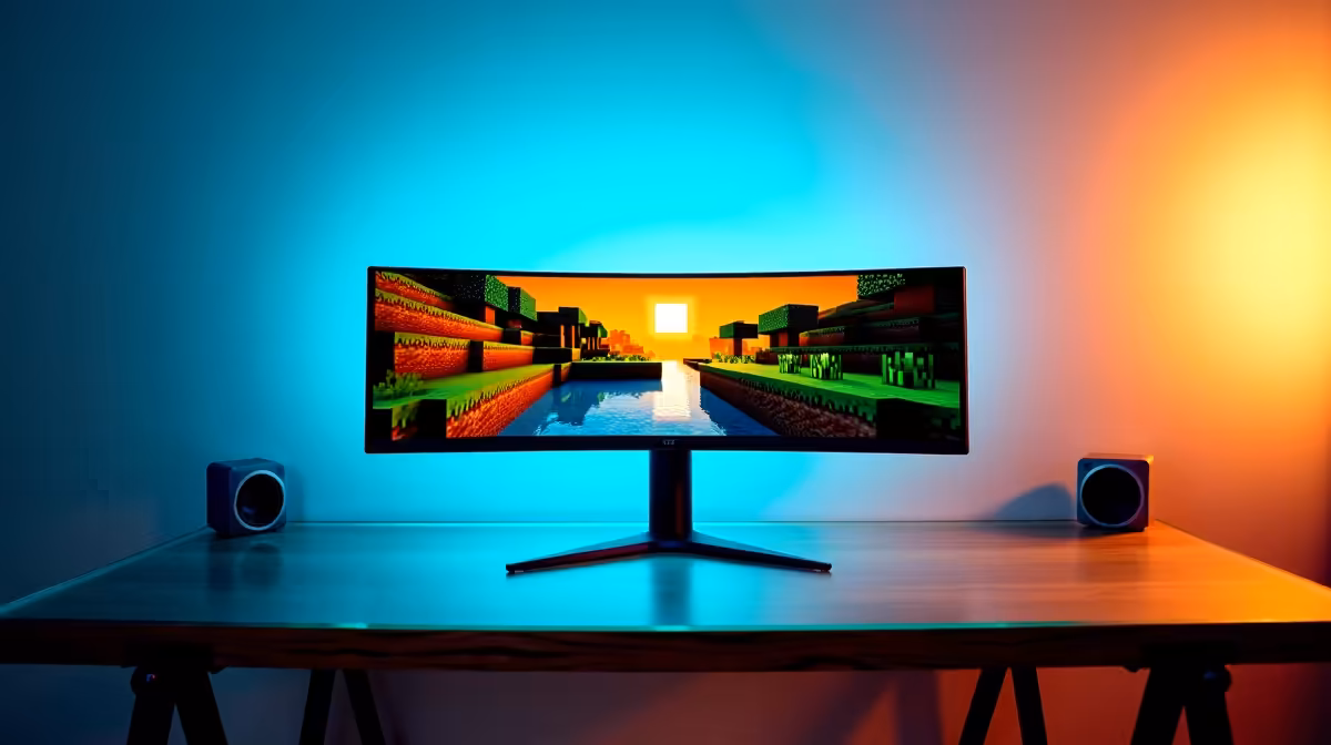 32-inch Monitor Handle Running a Minecraft Server in SA