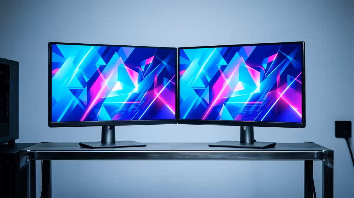 4K Monitor Handle a Tidy Two-screen Desk in SA