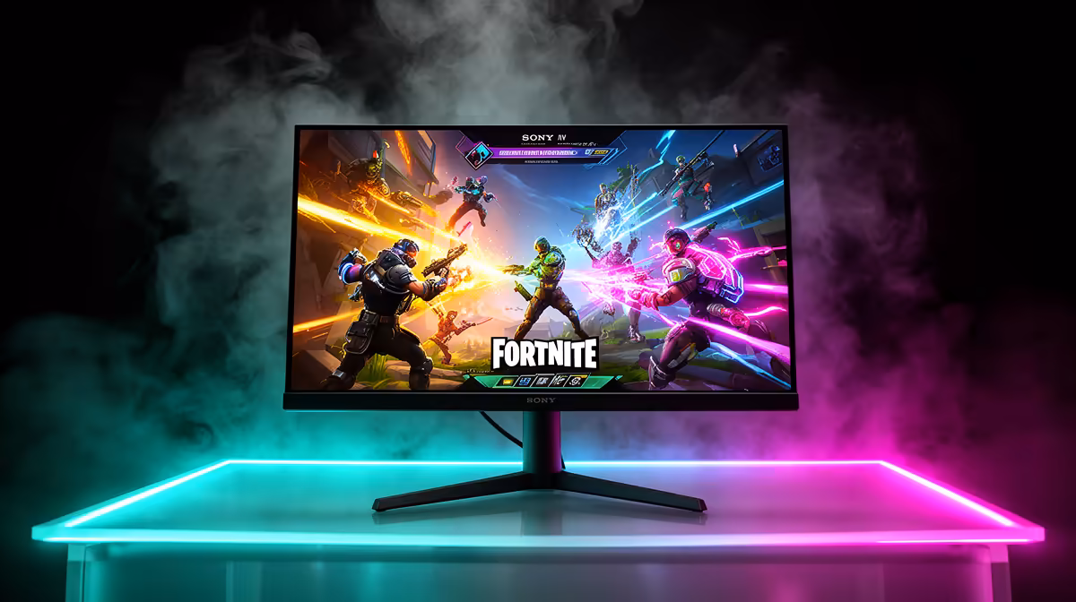 Colour-accurate Monitor Handle Playing Fortnite in SA