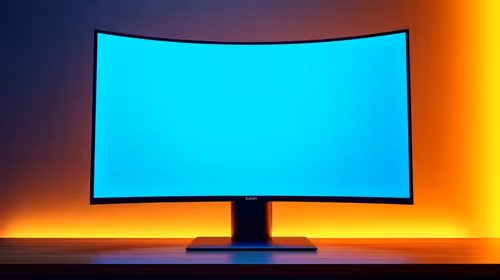 Will a curved monitor handle a home security setup in SA?