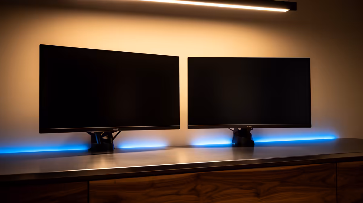 Dual-monitor Setup Handle a Quiet Bedroom Setup in SA