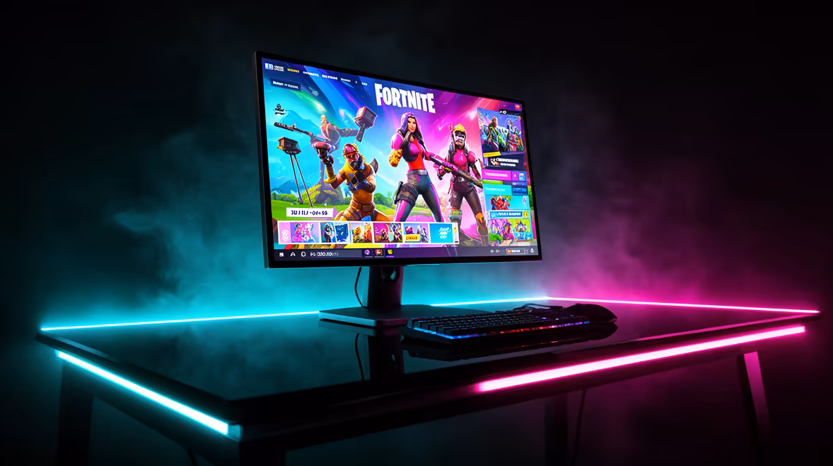Dual-monitor Setup Handle Playing Fortnite in SA