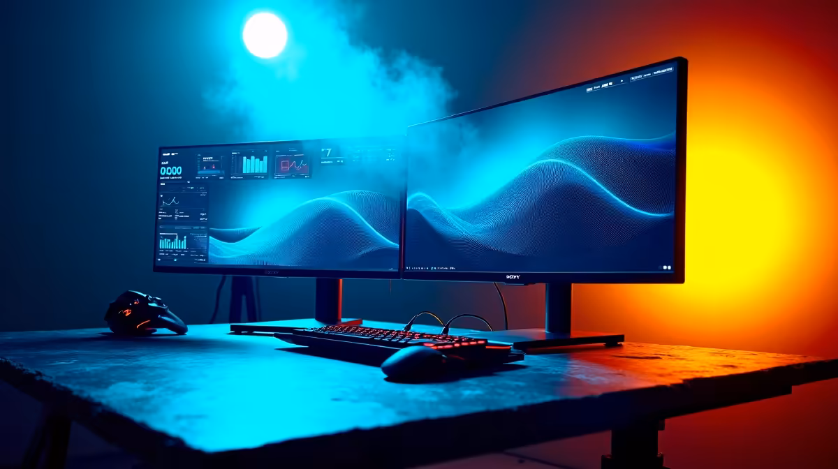 Dual-monitor Setup Handle Running a Home Lab in SA