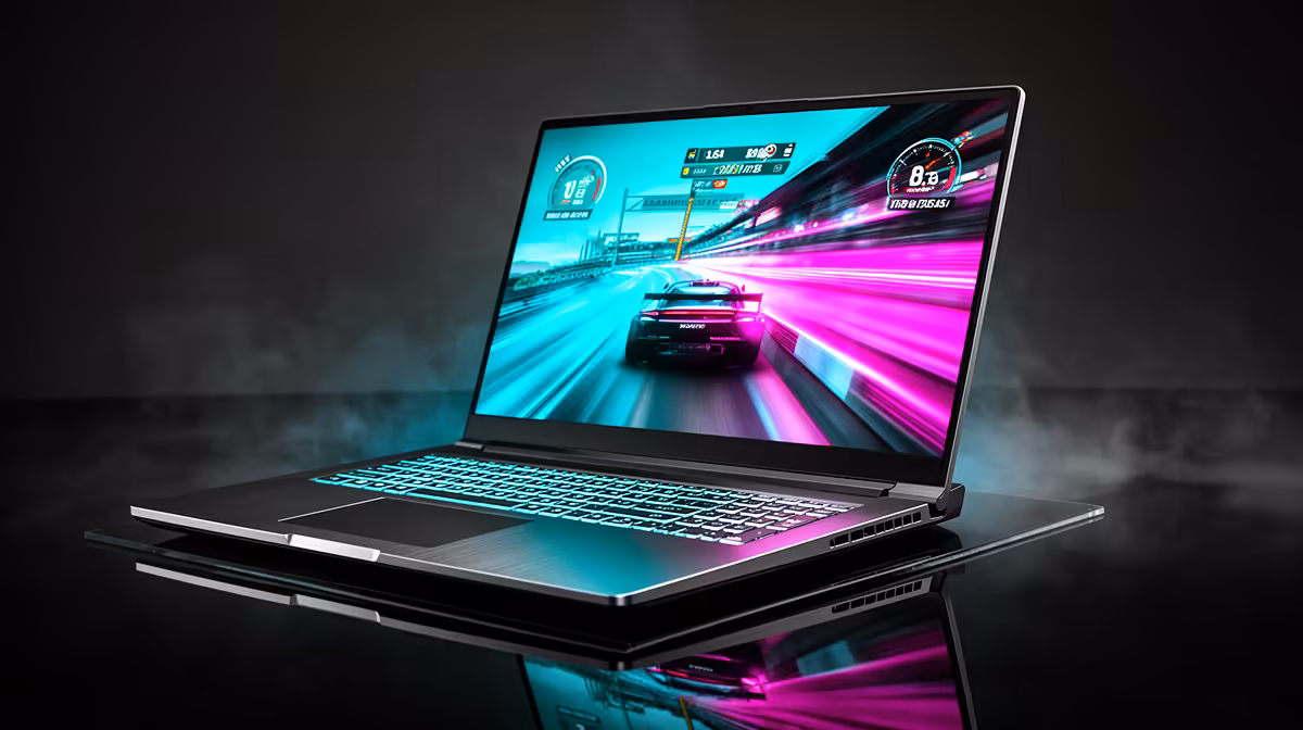 Gaming Laptop Handle Racing Simulation in SA