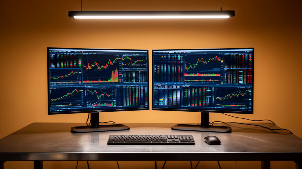 Mini-LED Monitor Handle Day Trading on Multiple Screens