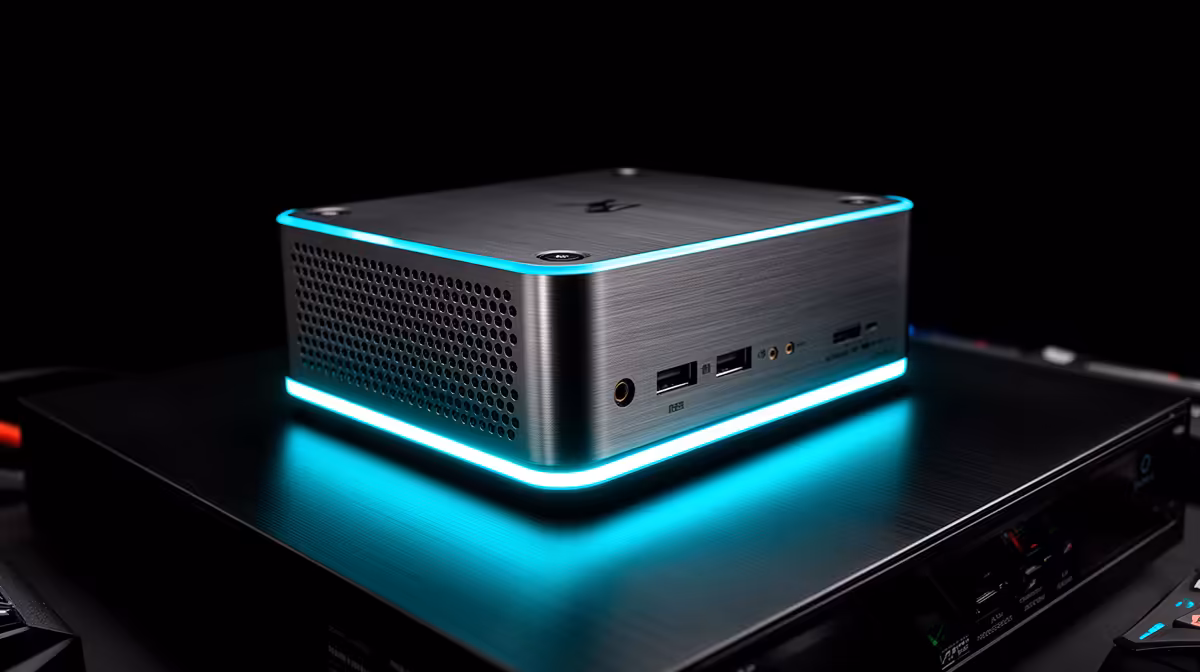 Mini PC Throttle on a Packed Desk, and How Much Clearance