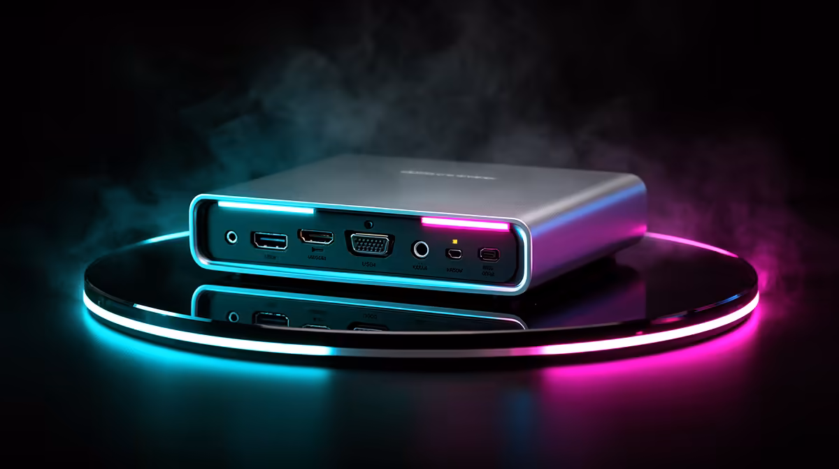 Multi-monitor Dock Handle Streaming on Twitch in SA