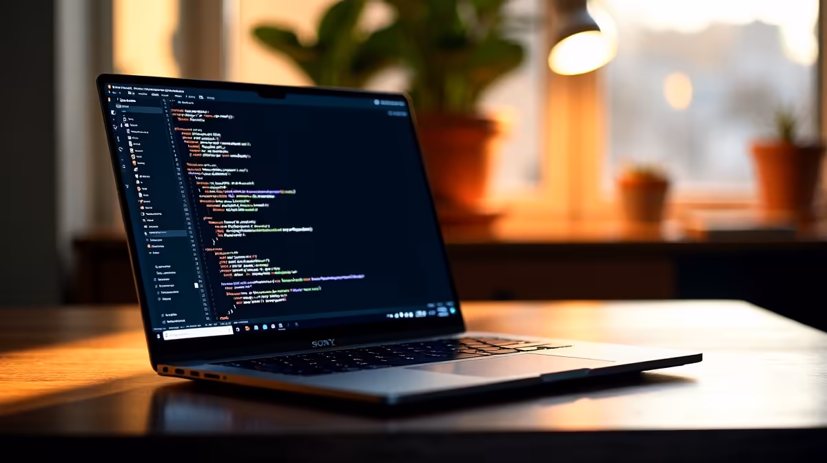 Student Laptop Handle Coding Bootcamp Work in SA
