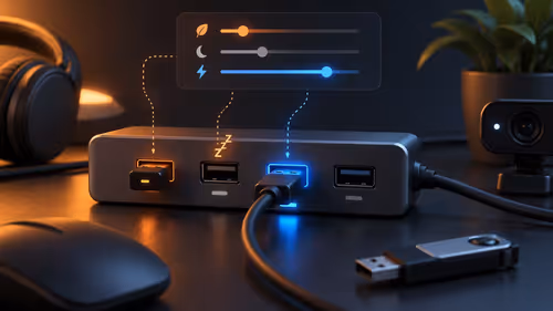 Windows 11 USB selective suspend missing: safe power-setting checks