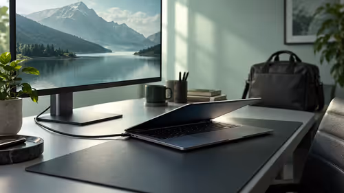 Laptop lid action: keep desk use and travel settings separate
