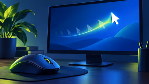 Windows mouse pointer trails: change the cursor effect before replacing a mouse