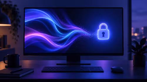 Windows screen saver password protection: require sign-in when the saver ends