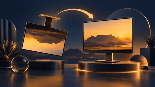 Windows screen upside down: choose the right display orientation