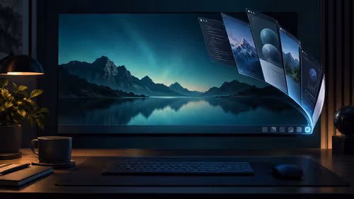 Windows show desktop button: restore the taskbar corner and test the shortcut
