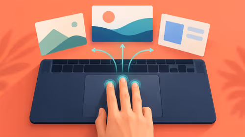 Windows three finger gestures: choose what a touchpad swipe does