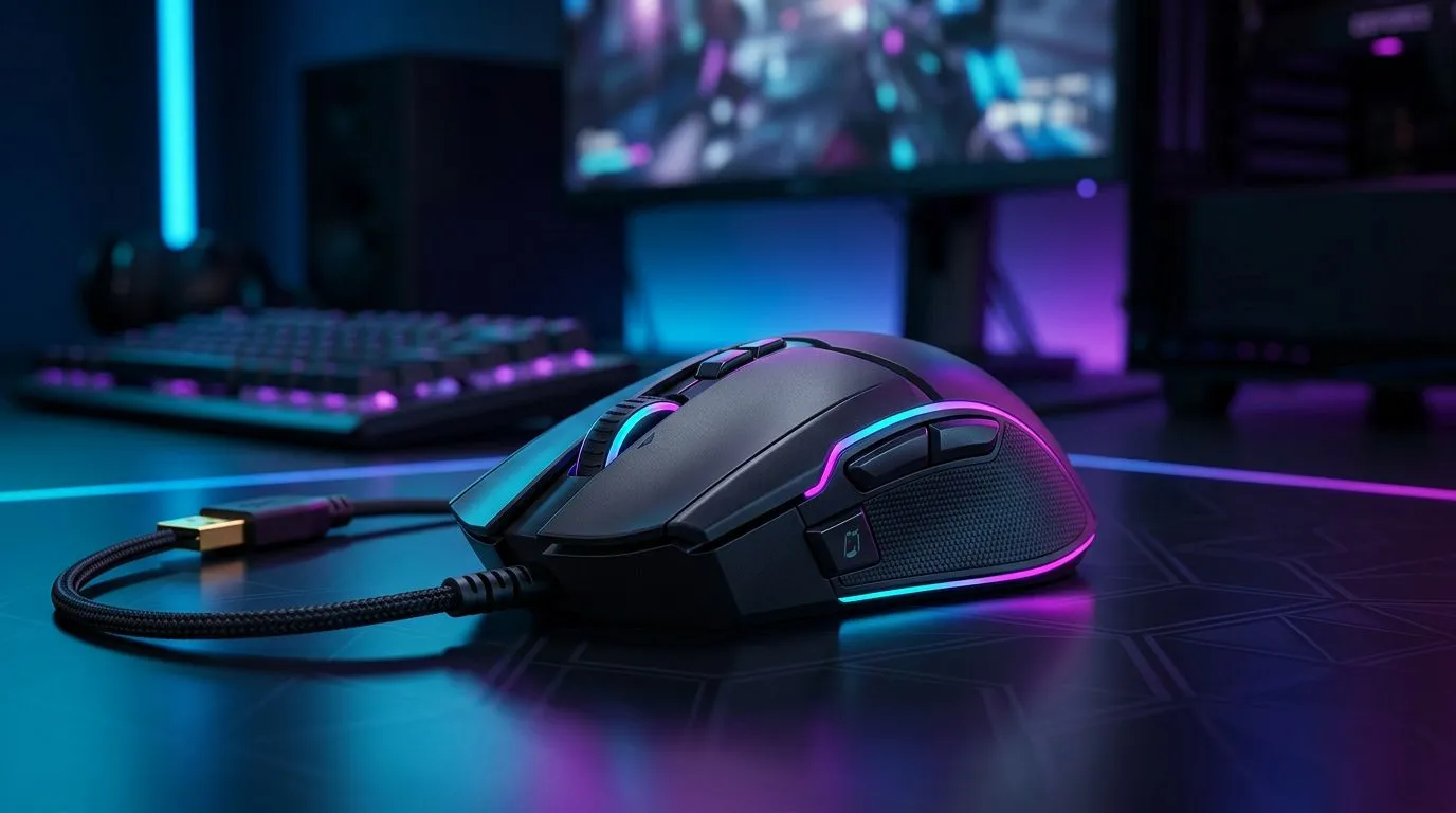 Zero-Lag Wired Mice for Competitive Play