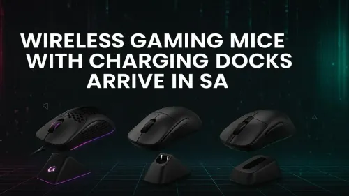 Wireless Gaming Mouse Charging Dock Now in South Africa