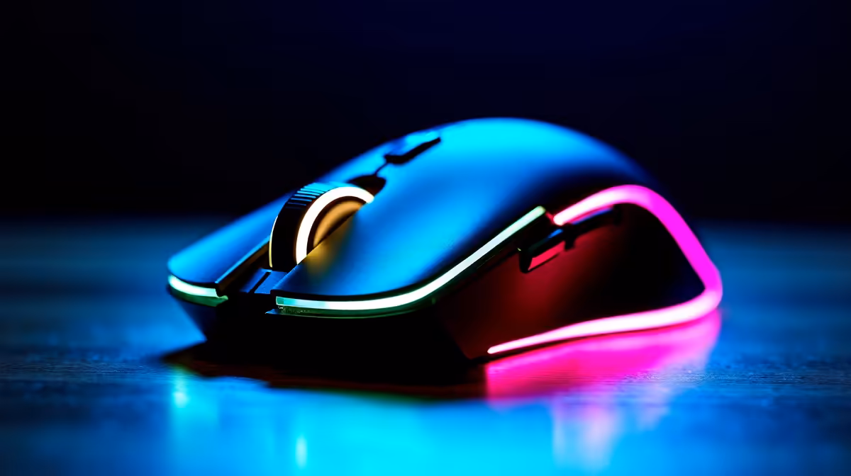 wireless gaming mouse delivery and pickup buying signals