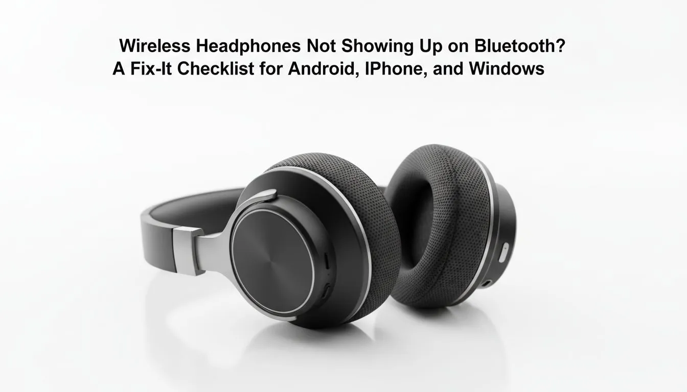 Fix-It Checklist for Bluetooth Headphones