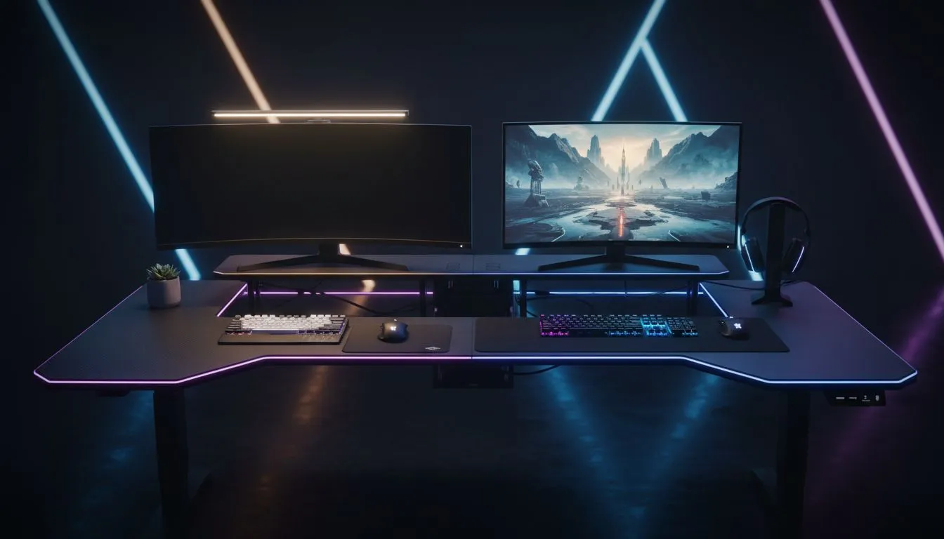 One Desk for Work and Gaming