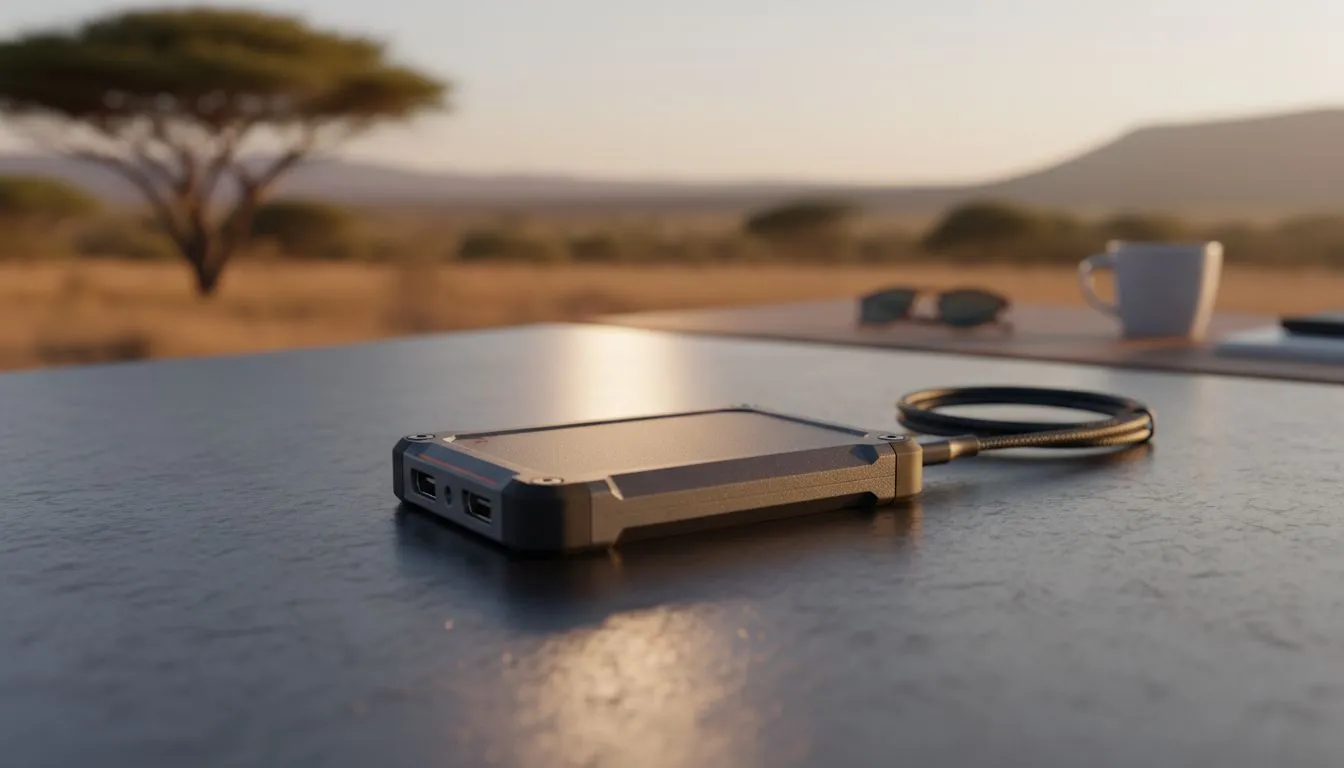 Portable storage essentials for nomads