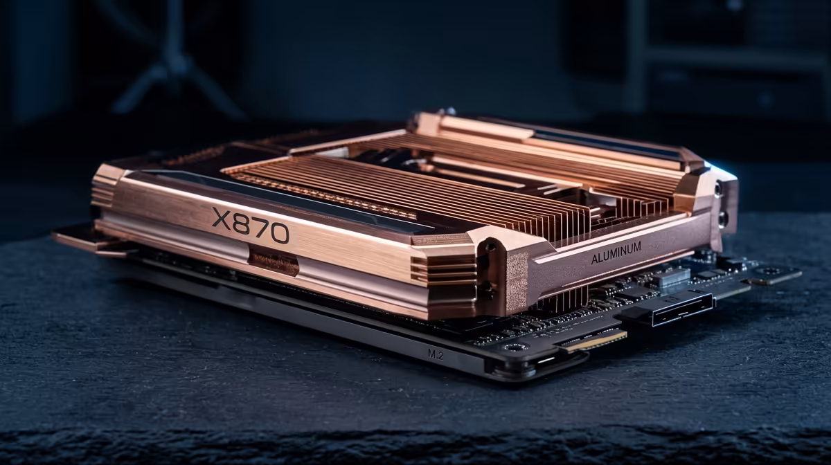 X870 M.2 slot heatsink height guide for SA builders