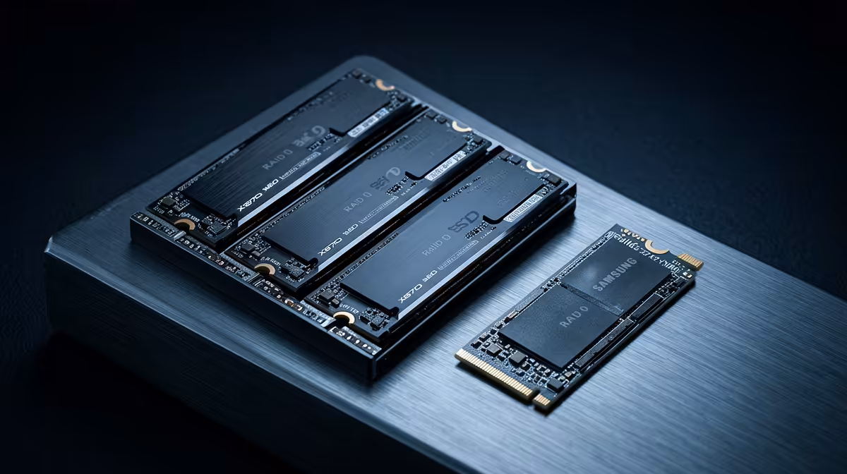 Cautious notes for X870 Raid0 Nvme Against Single Drive