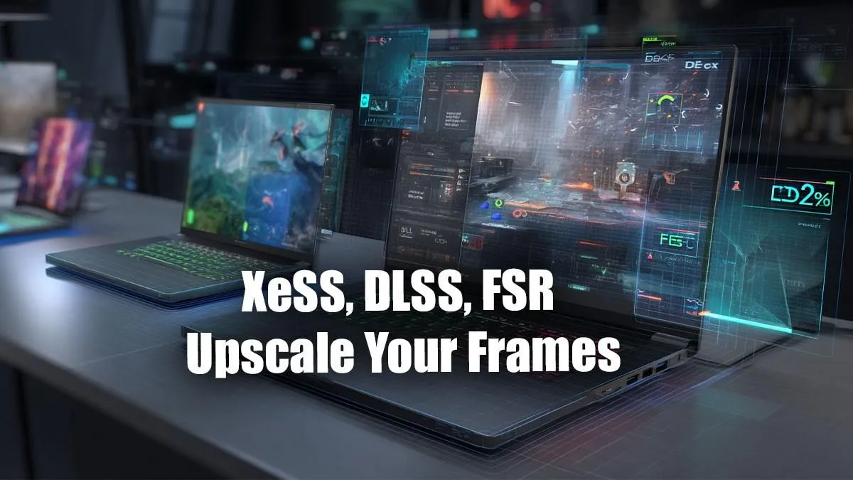 Compare XeSS, DLSS, FSR Frame Upscaling