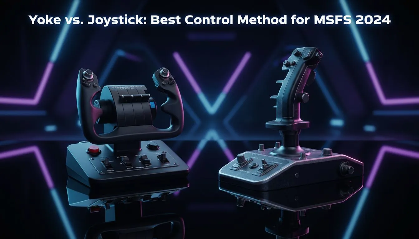 Yoke vs Joystick: MSFS 2024 Guide