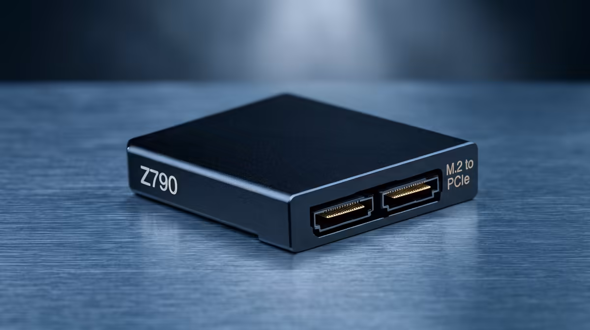 Z790 M.2 to PCIe adapter for extra storage build plan
