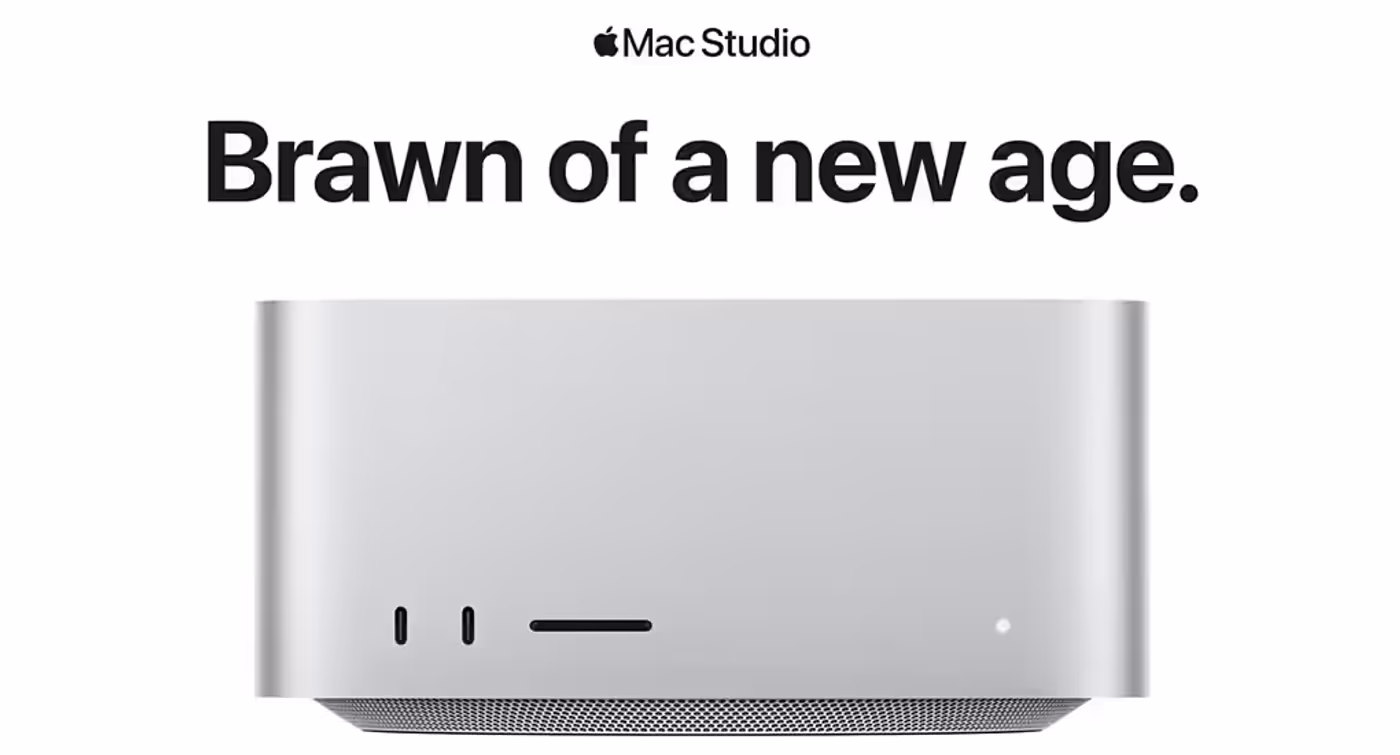 Mac Studio, front view