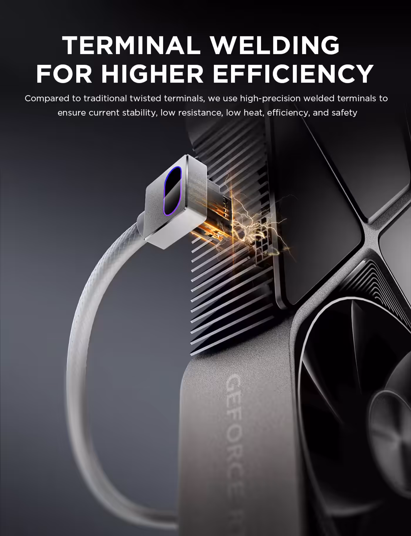 AsiaHorse Hydrus ARGB 16-Pin Modular PSU Cable White (Type A) - Terminal Welding, Higher Efficiency