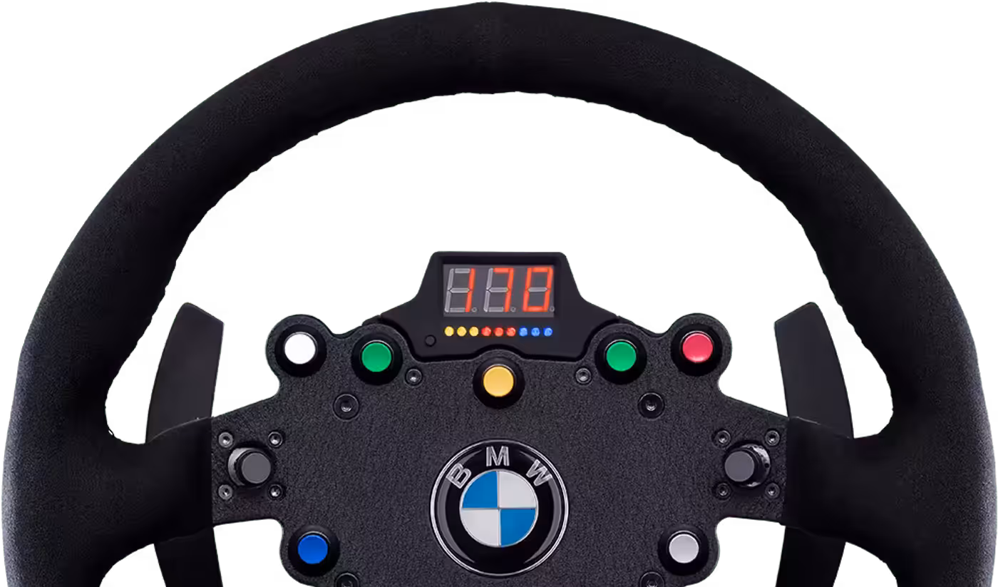 Fanatec ClubSport Steering Wheel BMW M3 GT2 V2 front view