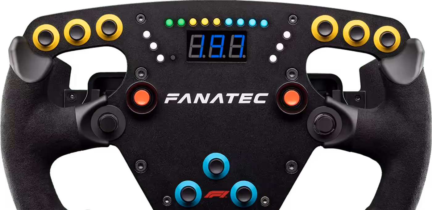 Fanatec ClubSport Steering Wheel F1 Esports V2 front view