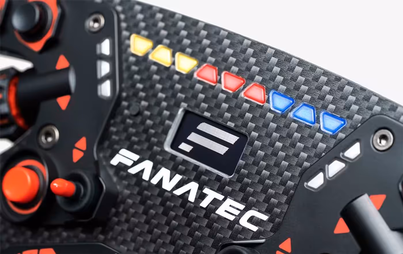RevLEDs and FlagLED bars on the carbon plate
