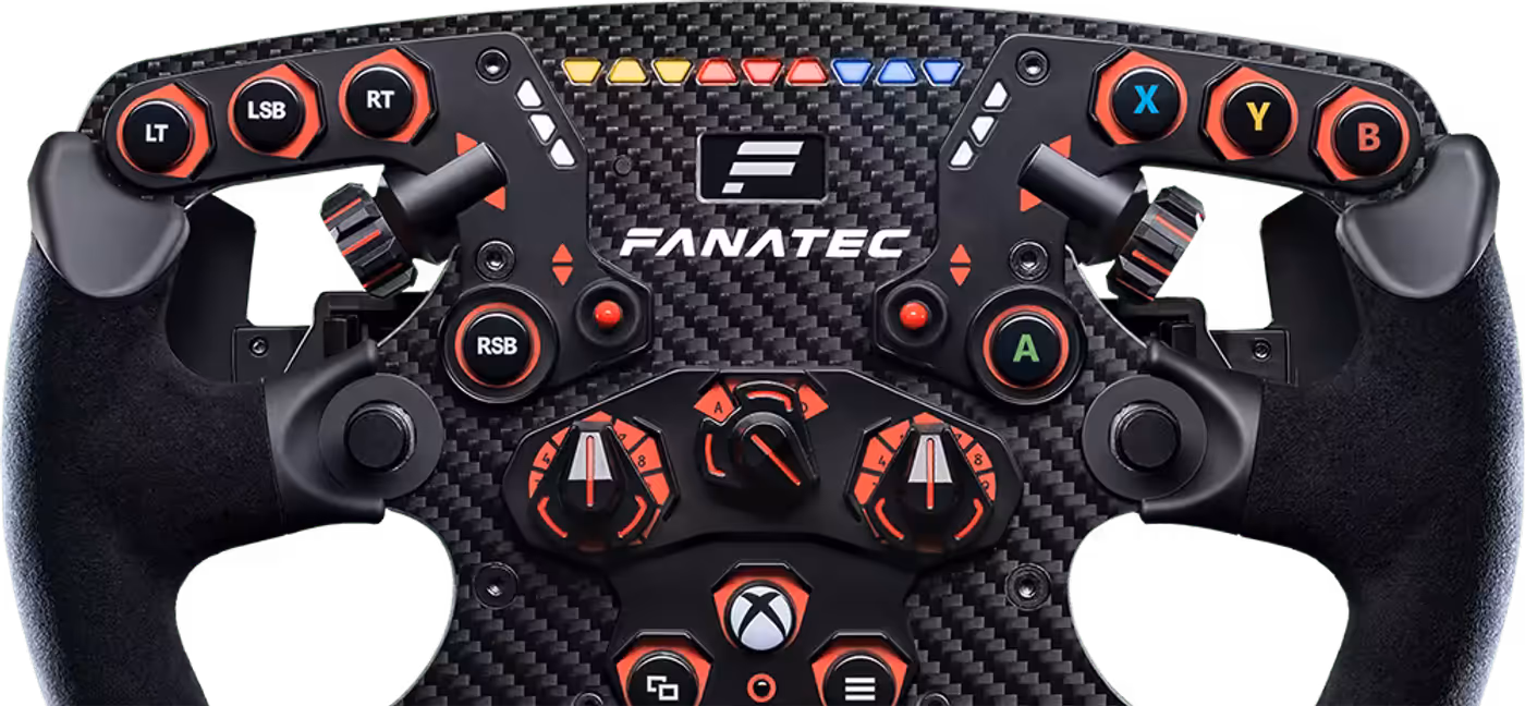 Fanatec ClubSport Formula V2.5 X front view