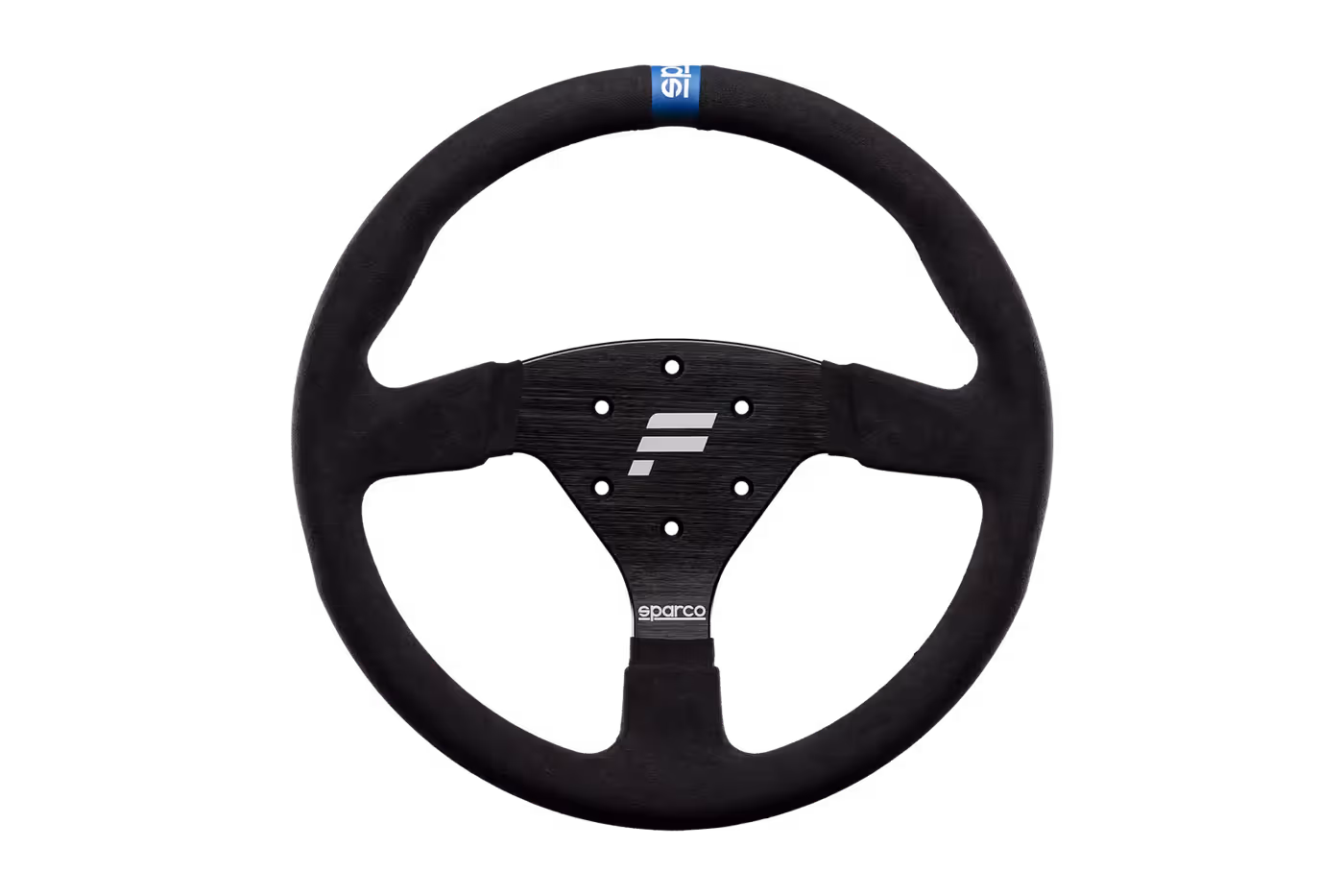 Sparco Rally rim with the blue Sparco centre stripe