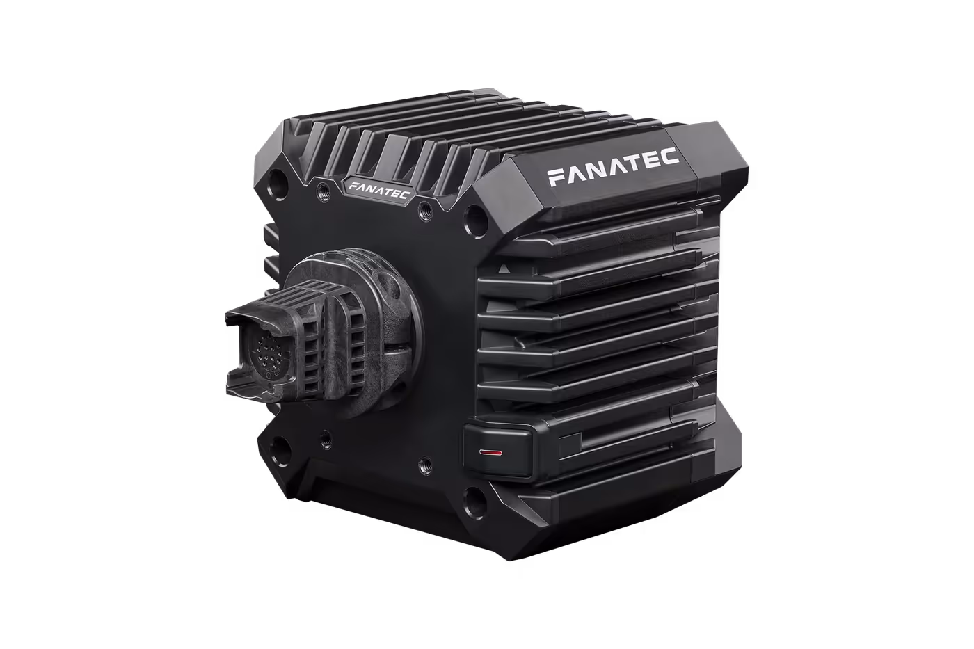 Fanatec CSL DD QR2 8Nm wheel base three-quarter view