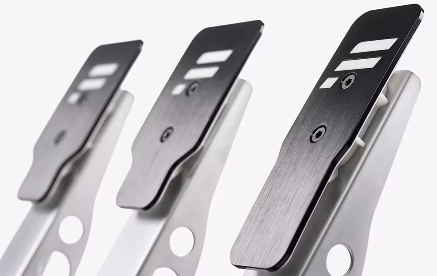 Adjustable pedal faces on the Fanatec CSL Pedals