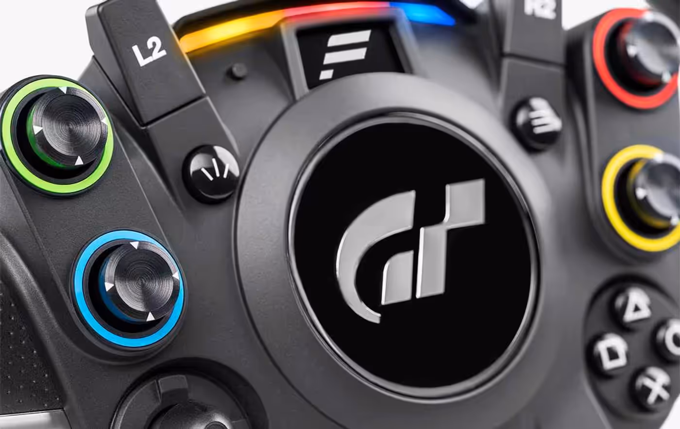GT DD Pro steering wheel centre with GT logo