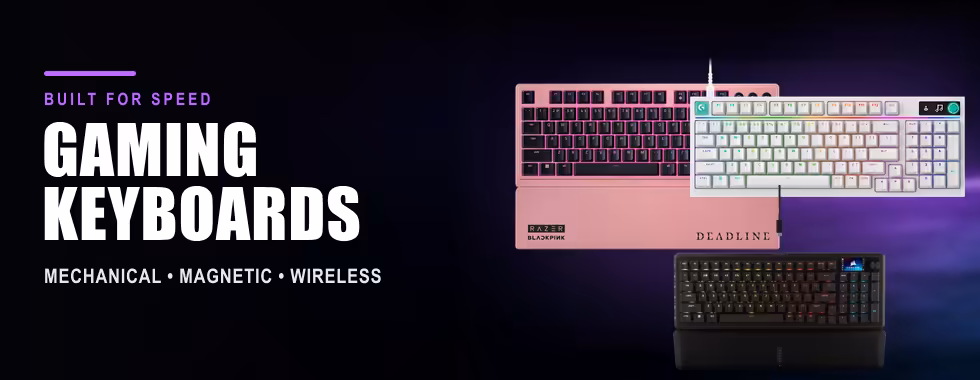 Gaming Keyboards — Mechanical & Wireless Gaming Keyboards — Mechanical & Wireless